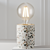 Elegant Terrazzo Table Lamp 3D model small image 1