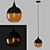 Modern Loft Pendant Light 3D model small image 1