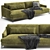 Poliform Bellport Sofa: Modern Elegance in Millimeters 3D model small image 2