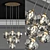 Crystal Cluster Chandelier 10 3D model small image 1