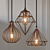 Copper Metal Pendant Light 3D model small image 1