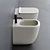 Ceramica Cielo Era WC: Stylish Ceramic Toilets 3D model small image 2