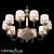 Adagio SP10 - Crystal Lux Art-Deco Chandelier 3D model small image 1