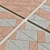 Triangular Paving Plates: Versatile, Textured, Two-tone 3D model small image 2