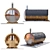Traditional Finnish Outdoor Sauna 3D model small image 2