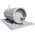 Traditional Finnish Outdoor Sauna 3D model small image 3