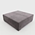Meridiani Brons Pouf & Benches: Stylish & Versatile 3D model small image 3