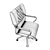 Hittite Adjust Chair | Stylish & Ergonomic 3D model small image 3