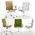 ErgoCurve Leather Office Chair 3D model small image 1