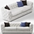 Regal Chesterfield Sofa: The Epitome of Luxury. 3D model small image 1