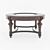 Kingston Round Cocktail Table: Elegant Traditional Design 3D model small image 1