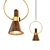 Scandinavian Wooden Pendant Light 3D model small image 1