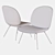 Beetle Lounge Chair: Gubi Bliss 3D model small image 3