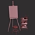 Artistic Workspace Set - IKEA #22 3D model small image 3