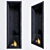 Minimalist Wall-Mounted Bioethanol Fireplace 3D model small image 1