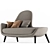 Luxury Comfort: Poliform Mad Chaise 3D model small image 2