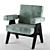 Capitol Complex Armchair - Modern Elegance for your Space 3D model small image 2