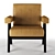Capitol Complex Armchair - Modern Elegance for your Space 3D model small image 3