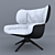 Modern B&B Italia Tabano Armchair 3D model small image 1