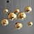 Reflective Elegance: Mirror Ball Pendant 3D model small image 1