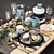 Elegant Dining Set: Tableware 05 3D model small image 1