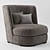 Elegant Gabbo Armchair: Perfect Blend of Style and Comfort 3D model small image 1
