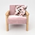 Cozy Kids' Armchair: MINIO 3D model small image 2