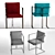 Elegant S2 Murena Armchair 3D model small image 3