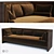 Sleek Modern Sofa Set 3D model small image 1