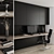 Sleek Black Office Furniture 3D model small image 1