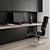 Sleek Black Office Furniture 3D model small image 2