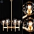 Elegant Jade Chandelier 3D model small image 1