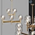 Elegant Jade Chandelier L 3D model small image 1