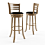 Minimalist Bar Stool 3D model small image 1