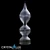 Crystal Lux IRIS SP1 B Smoke - Pendant Light 3D model small image 1