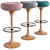 Elegance in Design: Börge Johansson Bar Stools 3D model small image 1