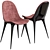 Elegant Caprice Philippe Chairs 3D model small image 1