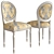 Vintage-Inspired Restoration Hardware Chair 3D model small image 1