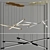 Sleek Link Linear Suspension 3D model small image 2