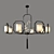 Elegant Chinese Ceiling Fixture 3D model small image 1