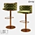 Modern Metal Bar Stool | LoftDesigne 30437 Model 3D model small image 1