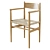 Modern CH37 Chair: Danish Design Excellence 3D model small image 1