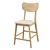 Sleek 24'' Bar Stool 3D model small image 1