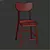 Sleek 24'' Bar Stool 3D model small image 3