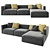 Poliform Shanghai Sofa: Stunning 3D Model 3D model small image 1