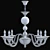 Venetian Dream Crystal Lux Chandelier 3D model small image 2