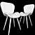 Elegant Orleans Gray Chair 3D model small image 2