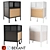 IKEA Bekant Mesh Storage Module - Sleek Design 3D model small image 1