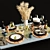 Elegant Tableware Set - 3ds Max 2014 & Obj Files 3D model small image 1