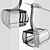 ATRIA Cableway 3S Cabin: Elevated Excellence 3D model small image 3